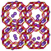 Sodium atoms are purple